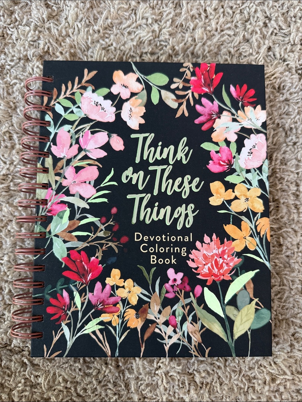 Think on These Things Devotional Coloring Book